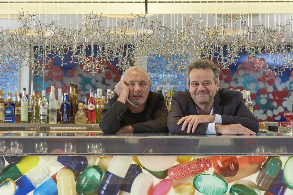 Damien Hirst and Mark Hix _Prudence Cuming Associates © 2H Restaurant Ltd. All rights reserved, 2016