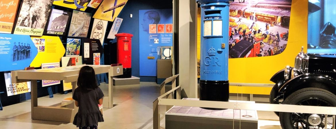 Exploring the permanent exhibition in London's postal museum